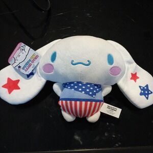 NEW Sanrio Hello Kitty And Friends Cinnamonroll Fourth Of July Plush